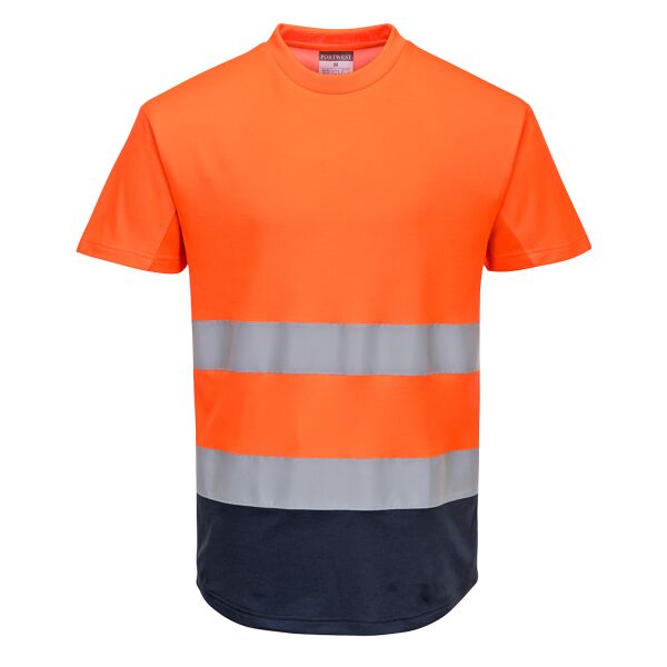 C395 Hi-Vis Contrast Mesh Insert T-Shirt S/S  Thumbnail